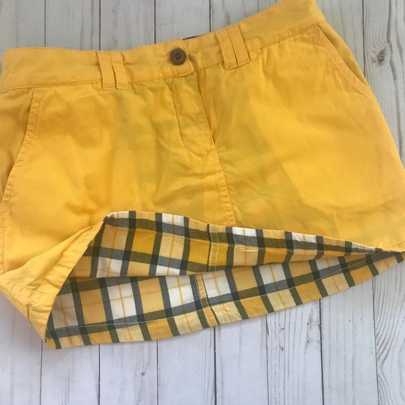 Old School Reversible Yellow & Checked Skirt  Size Skirt - Picture 2 of 10